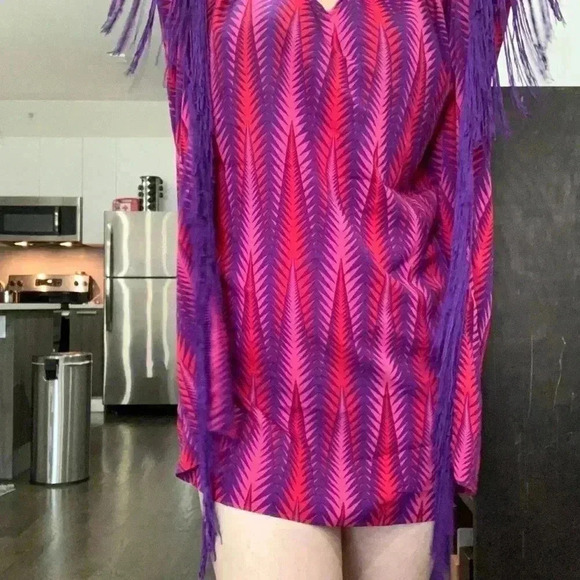 NWT Tunic Beach Cover Up Mini Dress - Picture 4 of 15